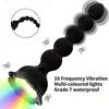 Black remote control butt plug