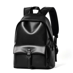 Fashion Pvc Leather Laptop Backpack For Men Anti-theft Waterproof Men's Backpacks Travel School Bags Outdoor