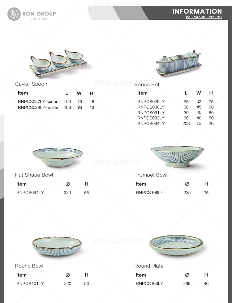 Japanese Style Modern Restaurant Buffet Dinnerware Porcelain Dinner Dessert Food Steak Crockery Round Dinner Ceramic Plate