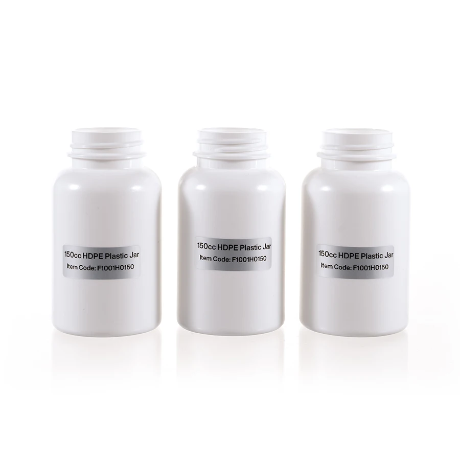 ADVANTRIO PACKAGING HDPE 150cc Opaque White Plastic Bottle for Medical Pill Capsule