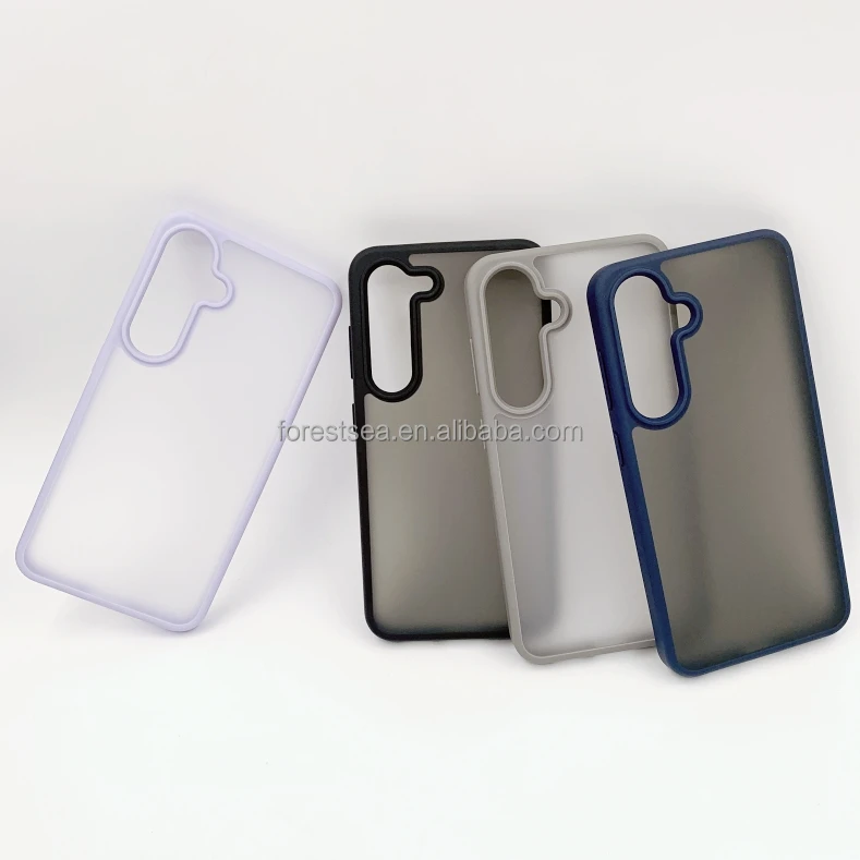 Fashion Frosted Oilspray Mobile Phone Case For Samsung S22 Antiscratch Matte Tpu Pc Phone