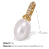 Pj370weg pearl pendant-Gold