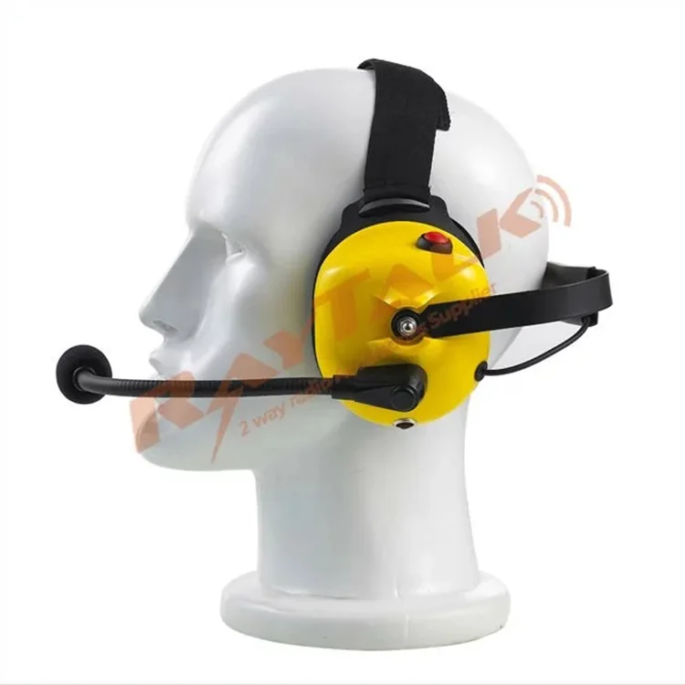 Two Way Radio Behind the Head Noise Cancelling Headset for Motorola