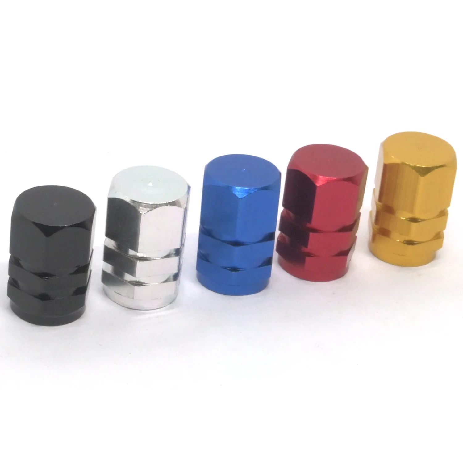 Custom Logo Tire Cap Valve Cover Aluminum Chrome Valve Cap Wholesale Motorcycle Car Valve Cap