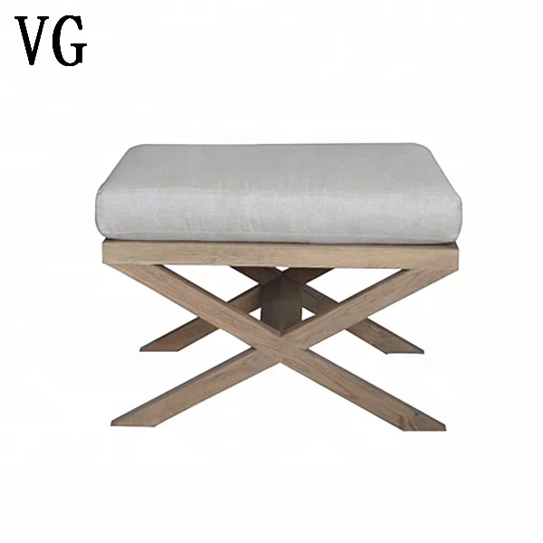 Квадратные X-образные деревянные ножки в французском стиле для гостиной и отеля