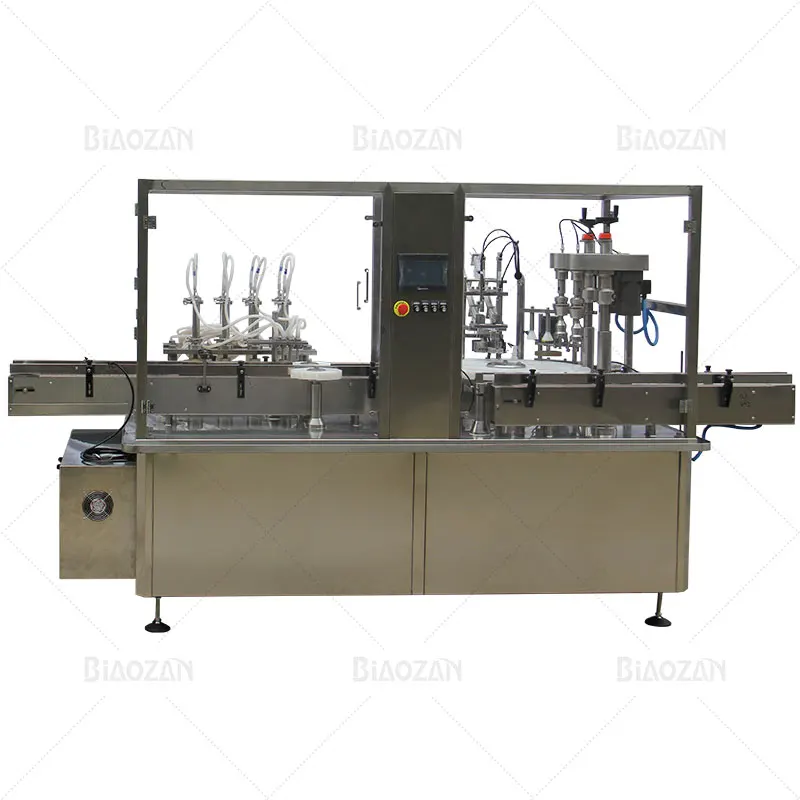 Alibaba Gold Supplier 20Ml Automatic E Liquid Bottle Tincture Filling Capping Machine