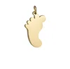 Gold Single Hole Pendant