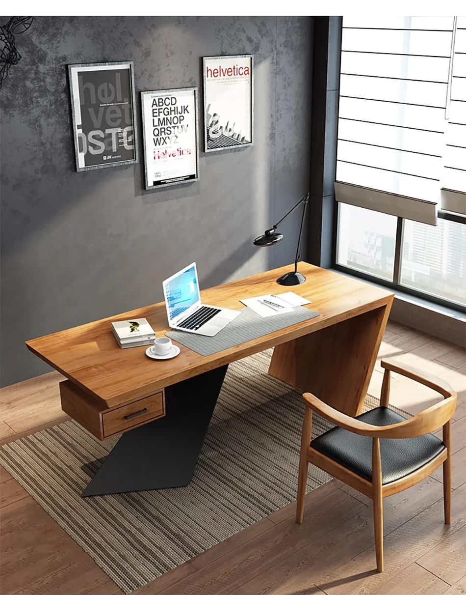 Modern Design Working Table Executive Office Desk With Cabinet Office ...