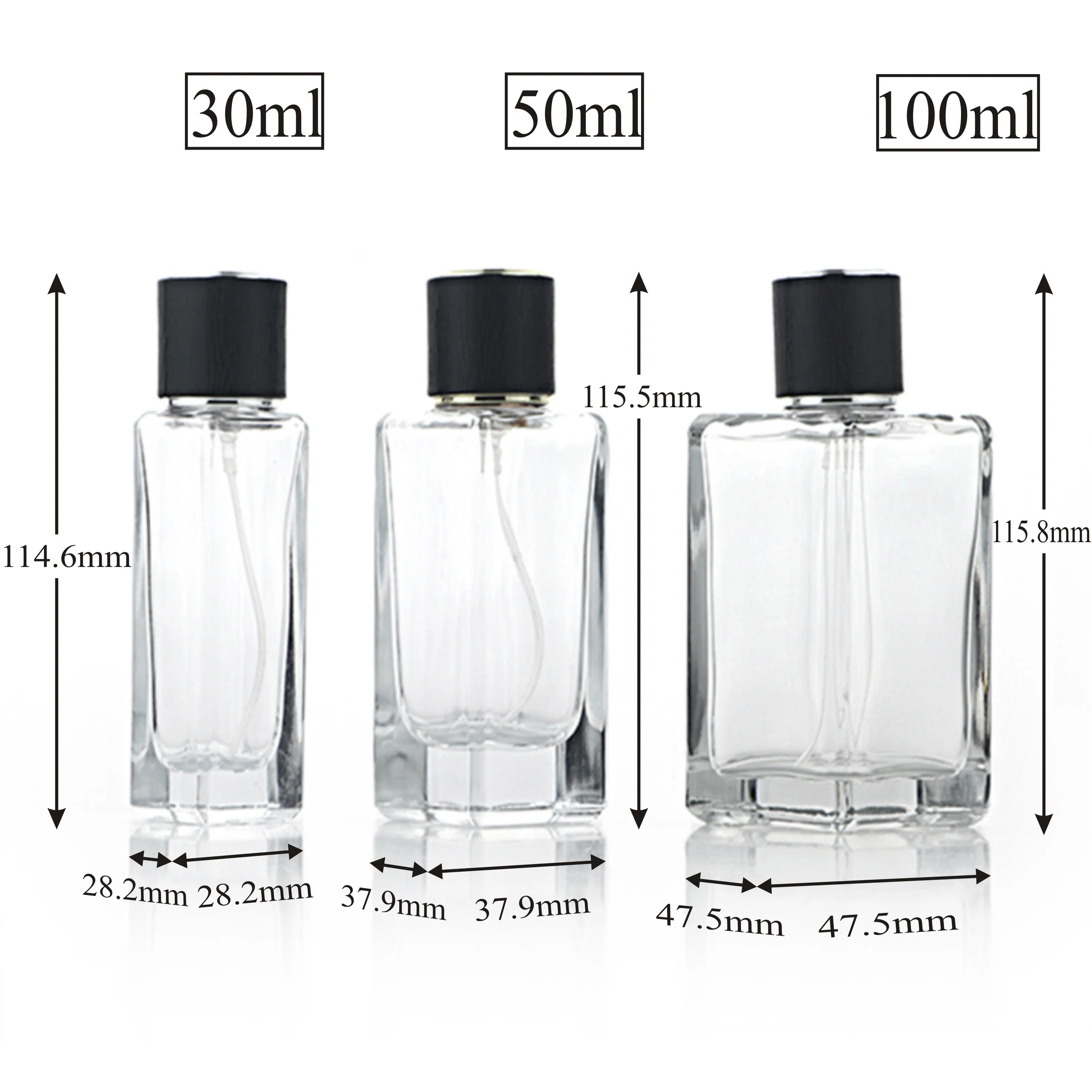 Source Creative design perfume bottle 50ml perfume spray bottles custom perfume  bottle with box on m.