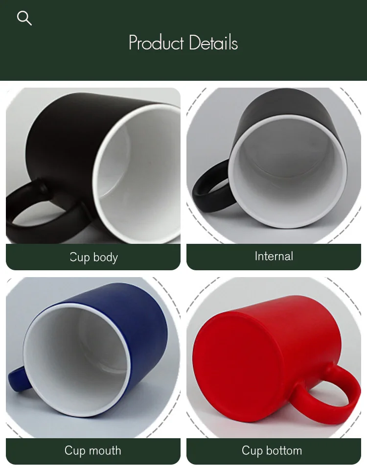 Wholesale custom logo 11oz white sublimation coffee cup sublimation blank ceramic mugs