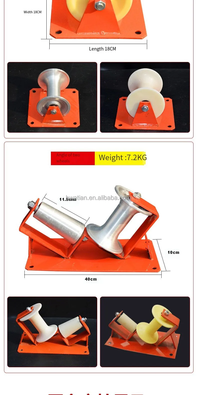 Stringing Line Roller Pulley Bridge Cable Block