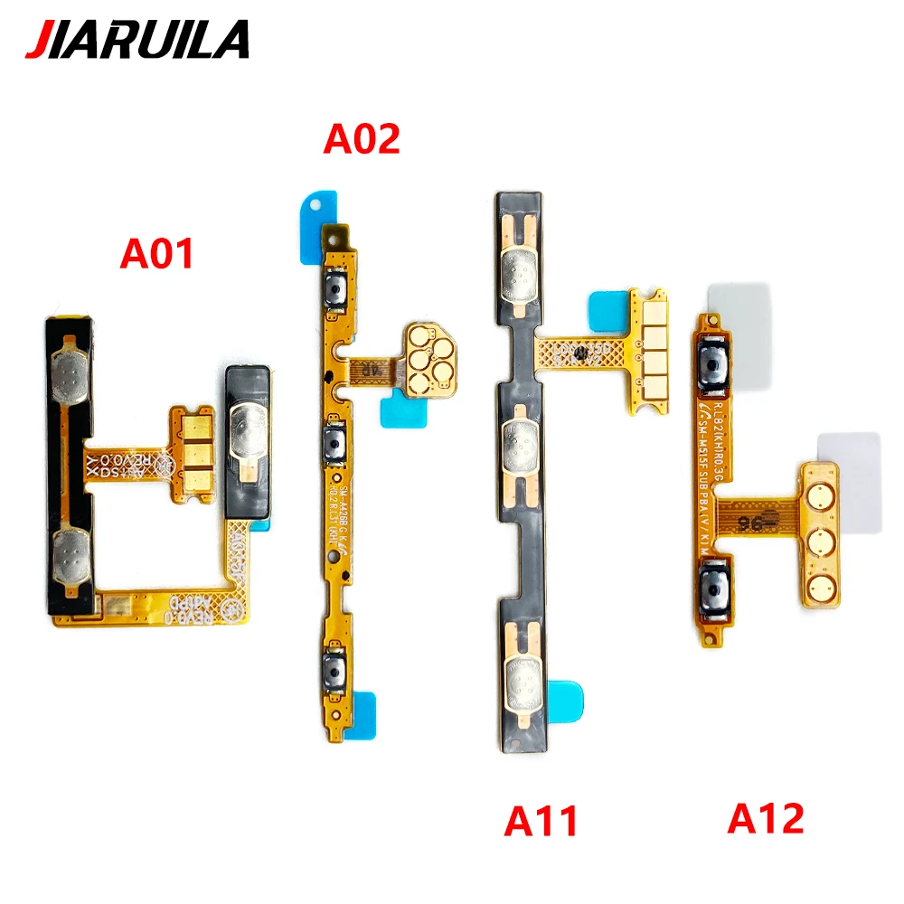 三星银河三星A01 A02 A11 A21 M30S手机零件电源开关开/关按钮音量键软线