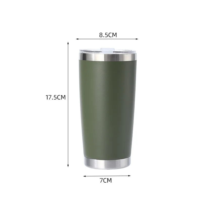 20oz Splash Proof Lid Insulated Stainless Tumbler Vacuum Double Wall Travel Mug For Iced Beverages Hot Drinks Wholesale Bulk with Custom Logo