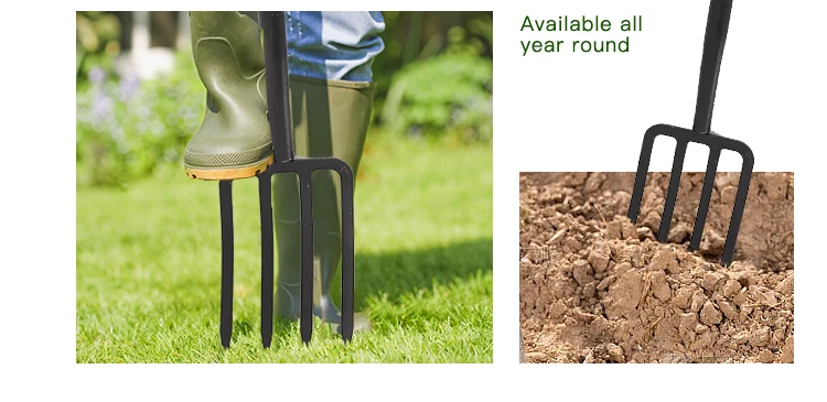 product 24 hours sample  custom agricultural stainless fork hand tools garden fork steel gardening fork-6