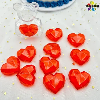 Spot plastic crystal love bear cake decoration pieces Chinese Valentine's Day cake decoration party supplies wholesale