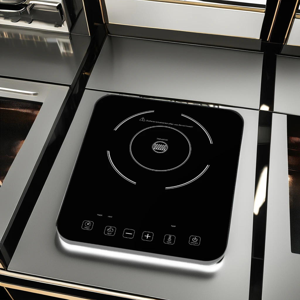 High Quality Single Burner Desktop Induction Cooktop 1100 Watts ...