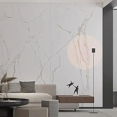 SPC Wall Panel Easy Install Wall Board Luxury Marble Sheet Click Lock Shower SPC Wall Panel Waterproof for Bathroom