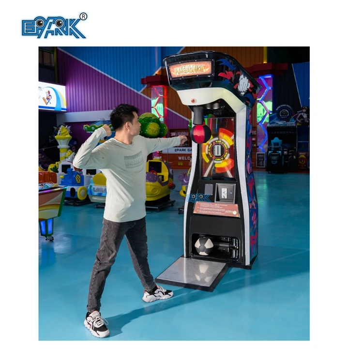 EPARK Coin Operated Kick and Boxing Machine Arcade Punch Machine Boxing Game Machine