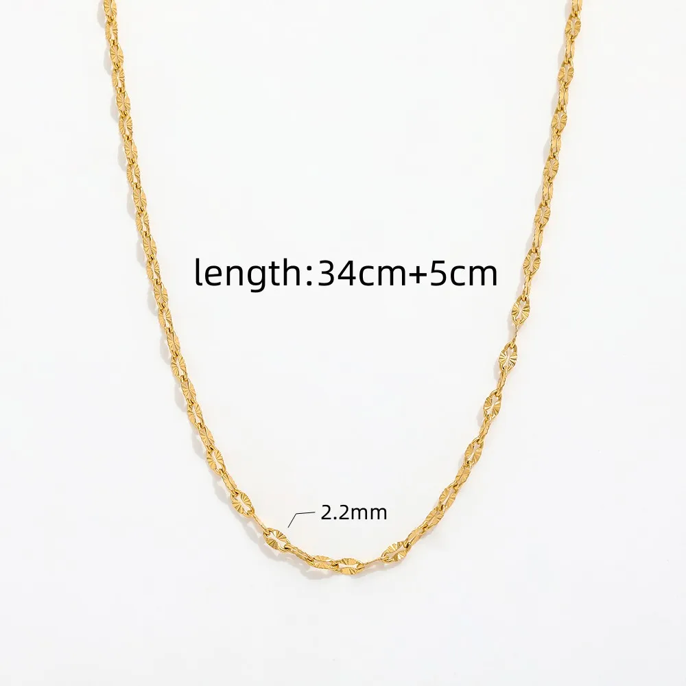 Joolim Jewelry 18k Gold Plated Carambola Dainty Chain Choker Necklace ...