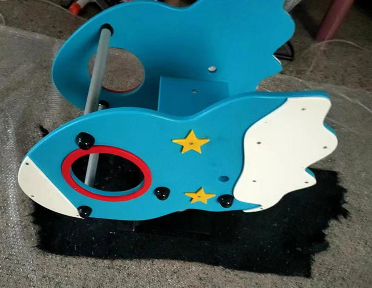 Second-hand Outdoor Playground Equipment - Kindergarten Spring Rocking Horse and Rocking Chair Toys for Children