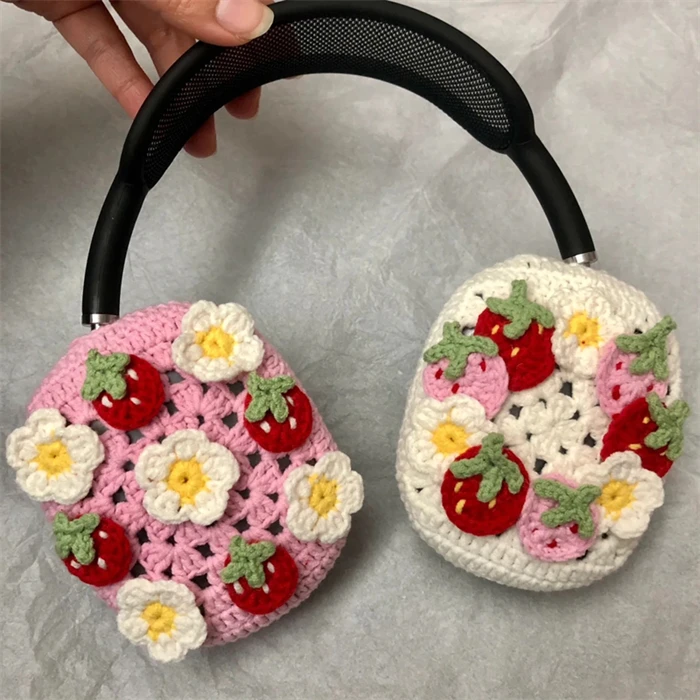 新入荷！大特価！手編みヘッドホンカバー カスタムメイドの手編み