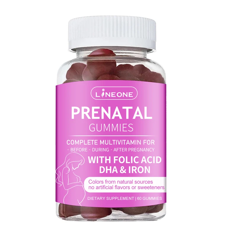 Iron Gummy Prenatal Private Label prenatal vitamin gummies For Women with Iron and Folic Acid OEM ODM Vitamin c Gummy