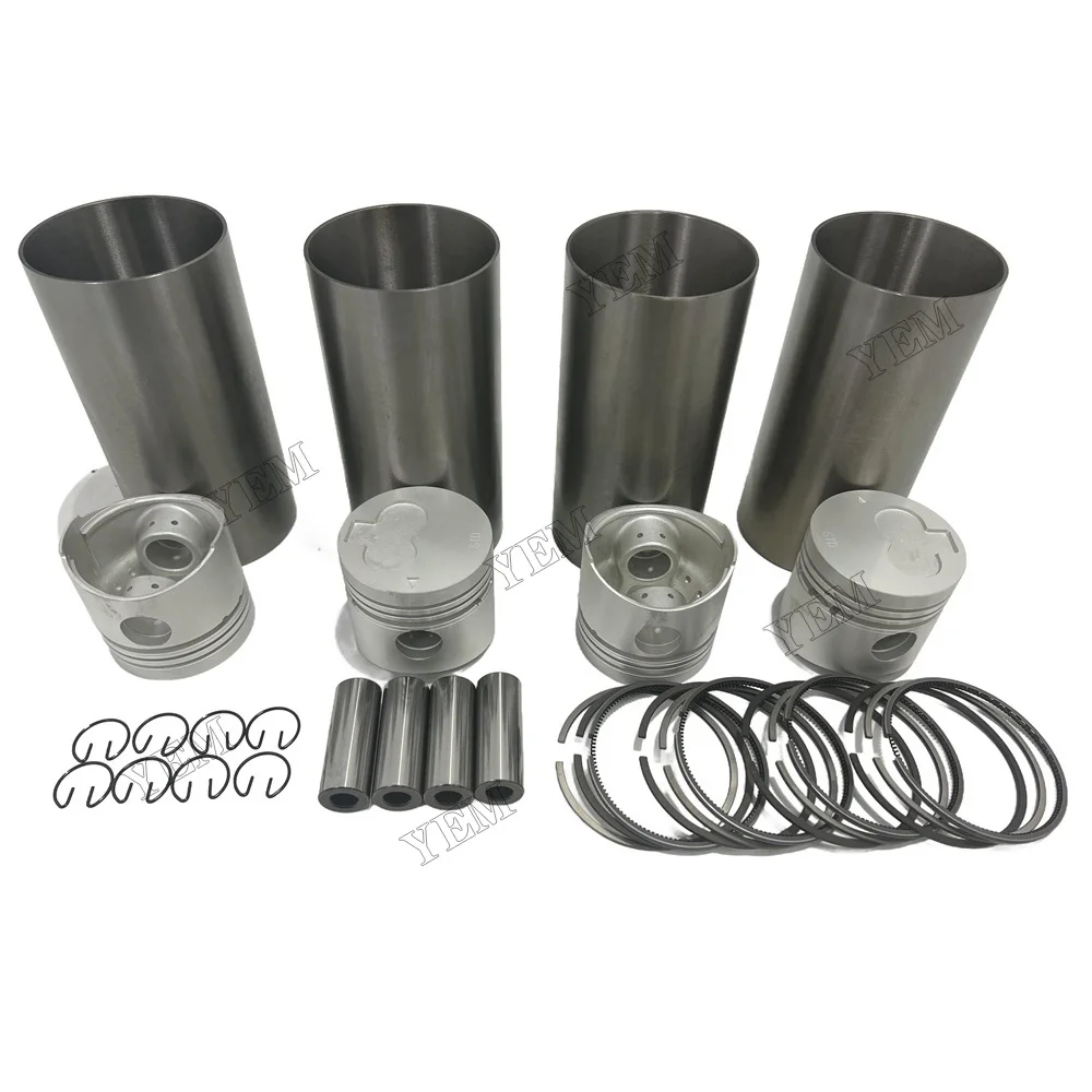 K4E Piston Rings Cylinder Liner Set for Mitsubishi K4E-DI Excavator MX35 MX45