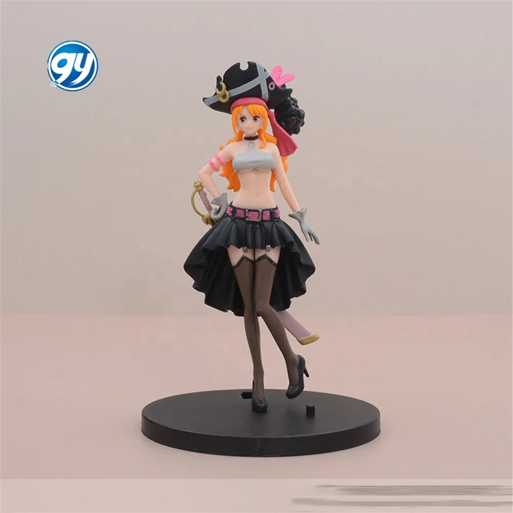 19CM Anime One Pieced Nami Black Clothes Action Figure One Pieced FILM RED Dress up Figurine PVC Collectible Model Toy Kid Gift 19CM Anime One Pieced Nami Black Clothes Action Figure One Pieced FILM RED Dress up Figurine PVC Collectible Model Toy Kid Gift