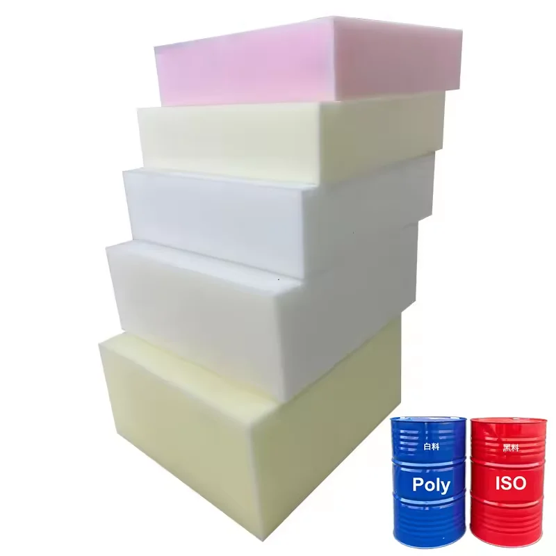 Chemicals for Making Foam Polyurethane PU Spray Foam Insulation Drums Price Espuma De Poliuretano