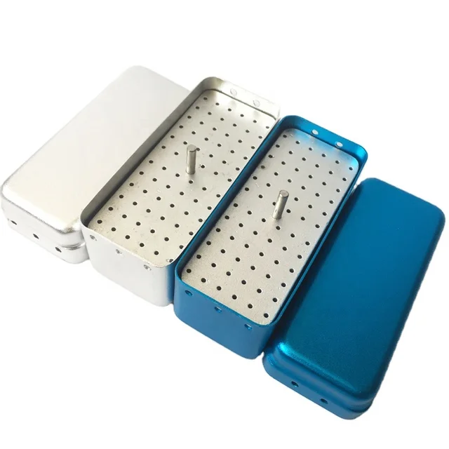 Aluminum Alloy High-temperature And Pressure Disinfection Box 72-Hole  Autoclavable Box (Solid Core) With Free shipping