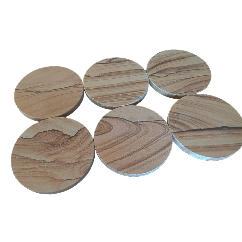 方形杯垫板岩茶杯杯垫