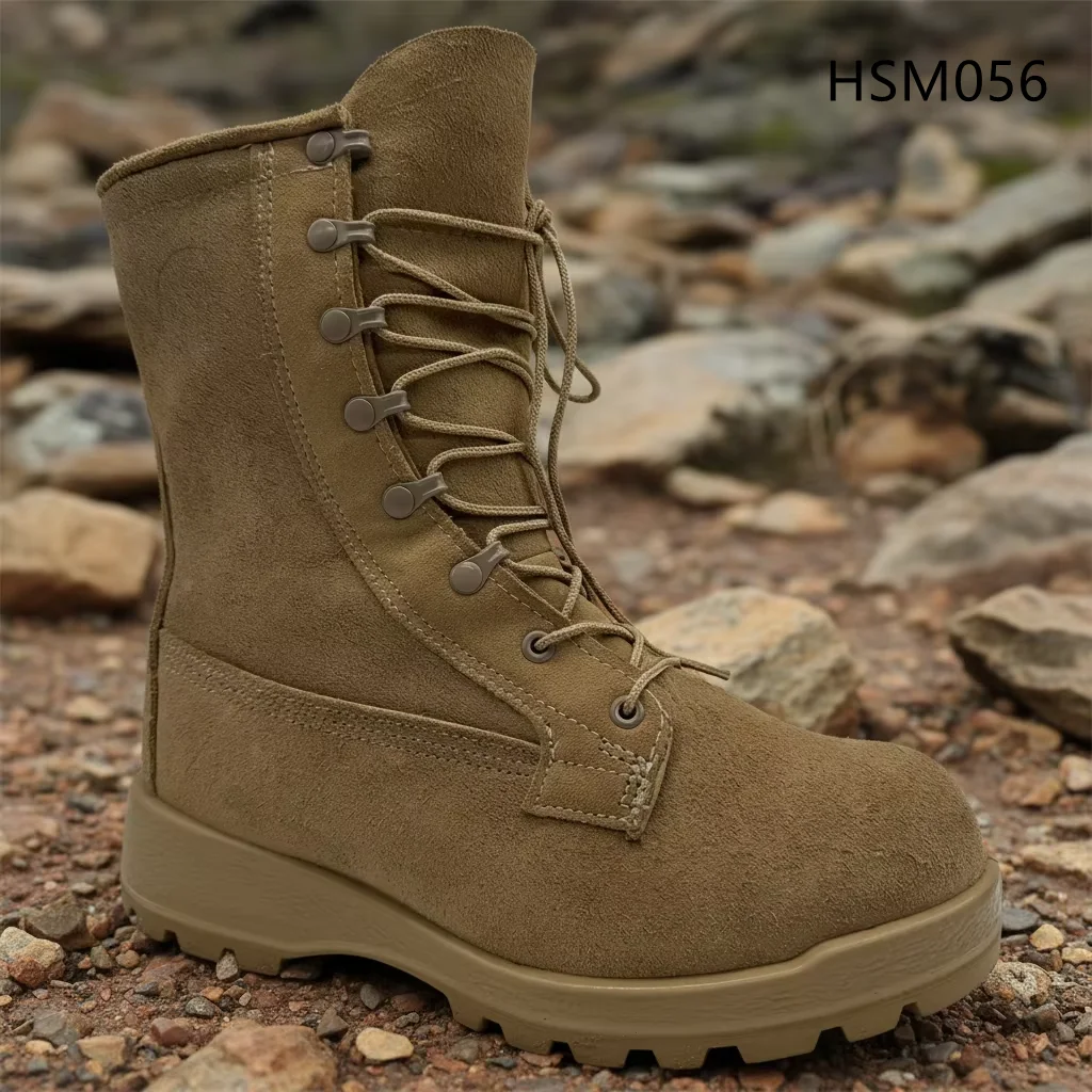 HY,Filed Training Hard Rubber Sole Training Tactical Boots Coyote Color Belleville Combat Boots Popular in 67 Countries HSM056