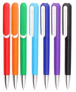 Unique Design Clip Ballpoint Pen Springs Best Ballpoint Pen Printed Custom logo Pens for Advertising Promotion