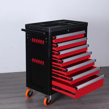 Mobile Metal Tool Chest Garage Organizer Drawers Storage Tool Trolley ...