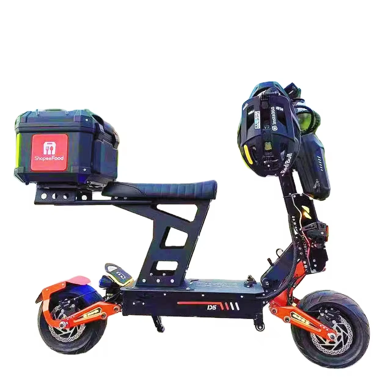 New Style Factory Warehouse Electric Scooters D5 Seat and Trunk Parts Folding Scooter Accessories Scooter Seat Citycoco Trunk