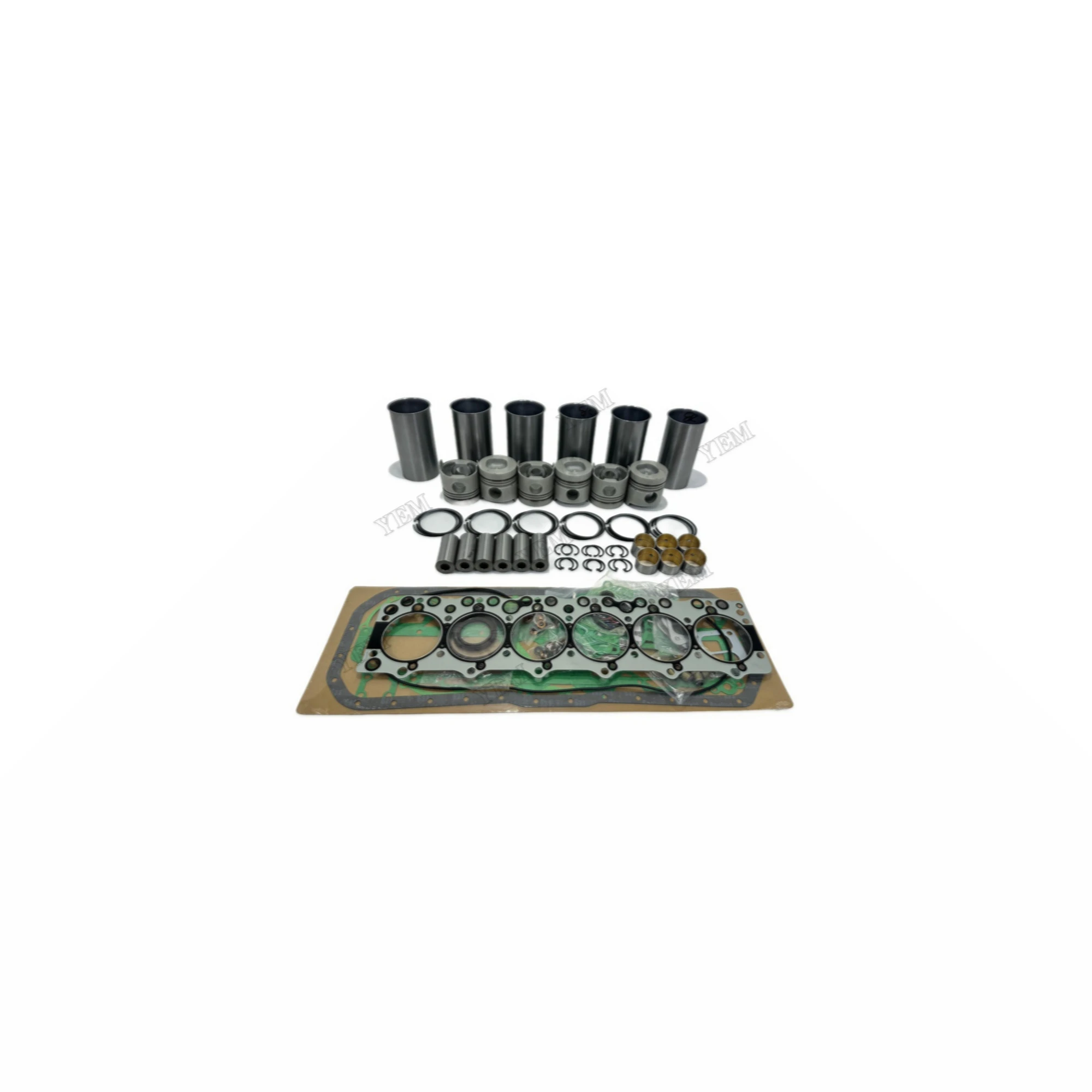 Overhaul Kit With Gasket Set Compatible for Isuzu 6BD1 Fast Delivery Engine Parts