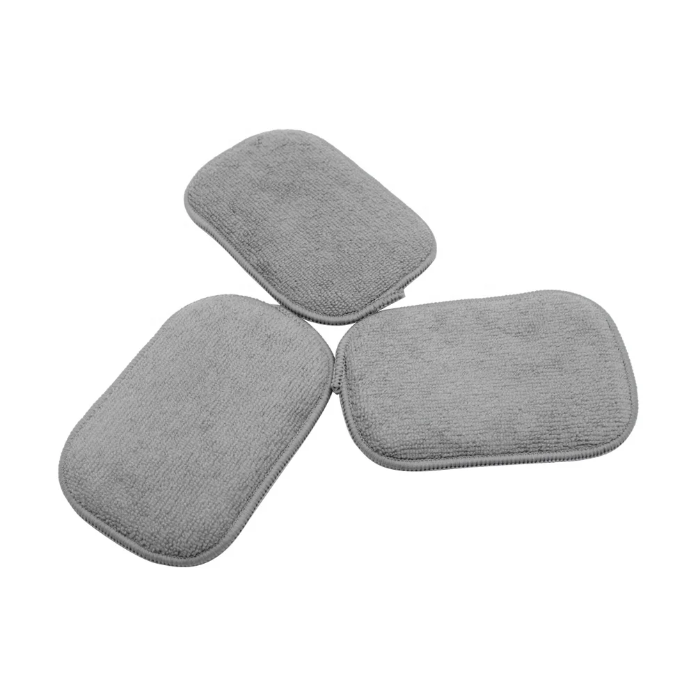 Mesh Sponge Foam Scouring Double Sided Microfiber Dish Washing up Kitchen Cleaning Pad Sponge