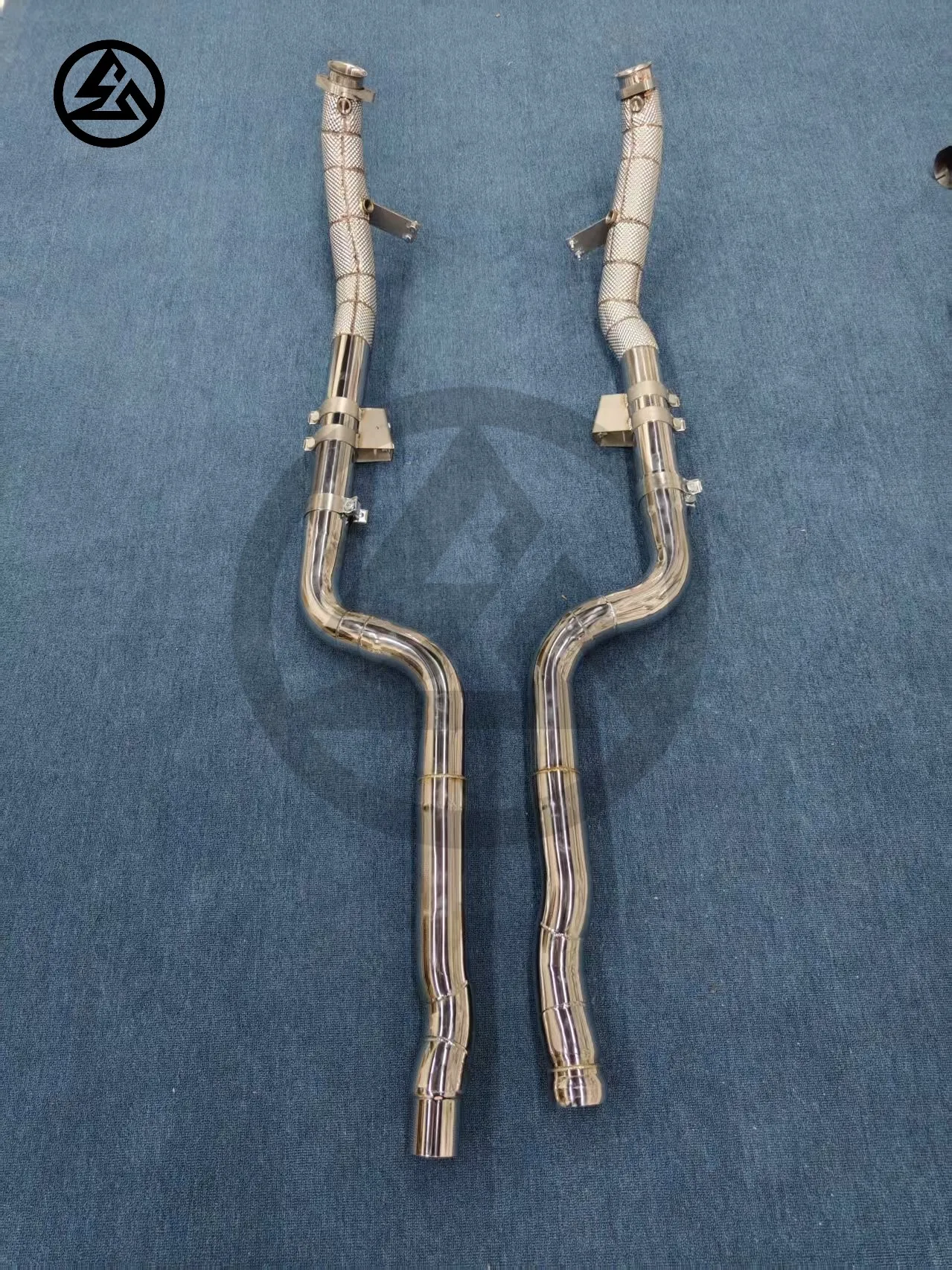 CSZ for Mercedes-Benz CLS550 W218 Biturbo M278 4.7T 2012-2018 Free Flow Exhaust Downpipe Straight Pipe