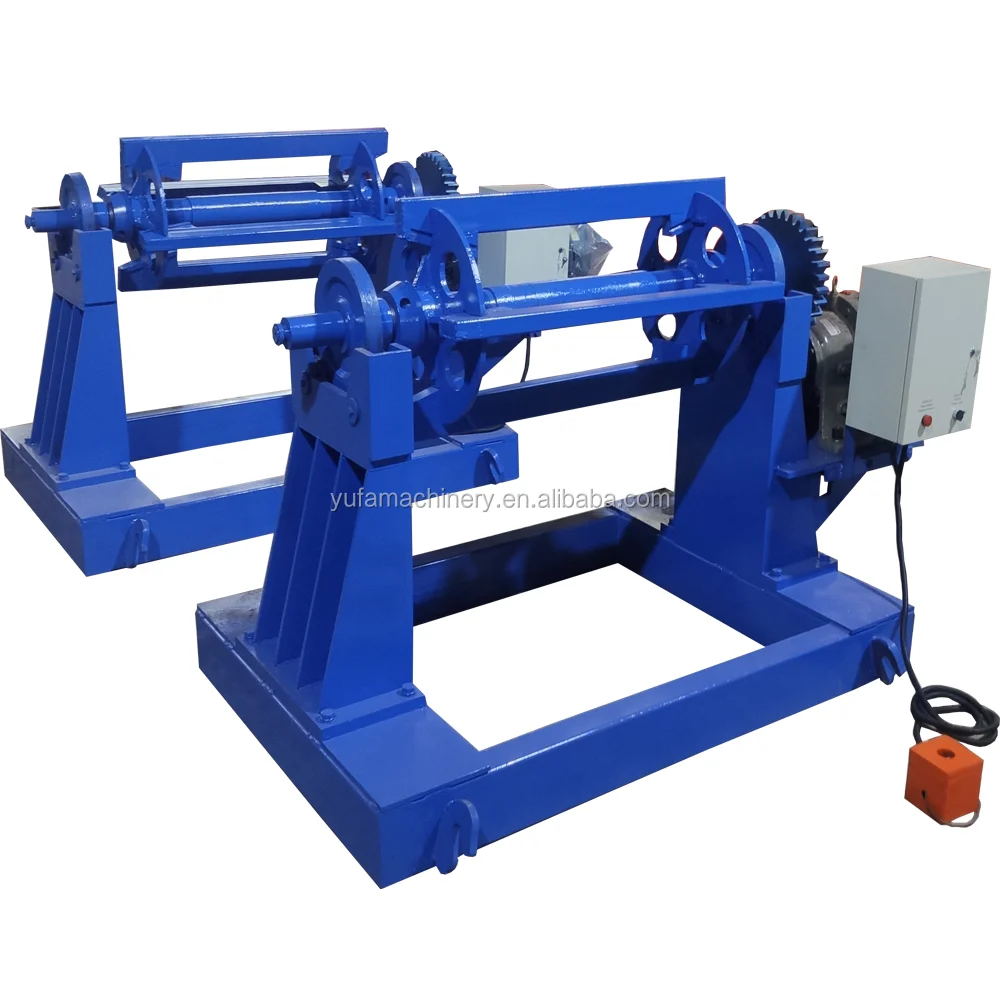 8 Tons Electric Decoiler for Max 1250 mm Steel Coils