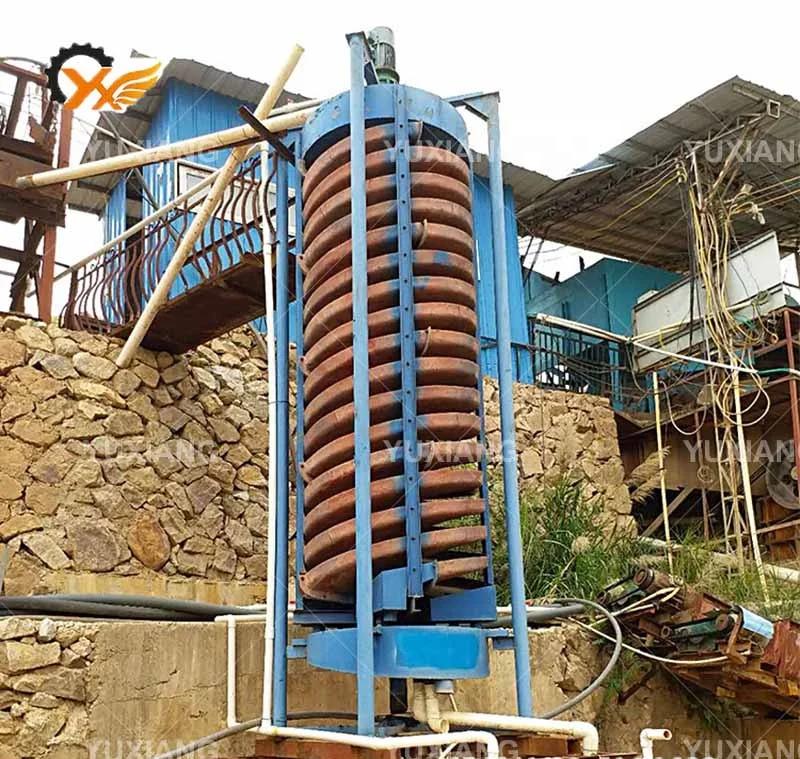 High Efficient Spiral Gravity Separator Mineral Ore Gold Spiral Chute for Sale