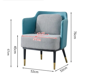 Factory Direct Sale Single Recliner Sofa Chairs Fabric Nordic Modern Leisure Chair Living Room