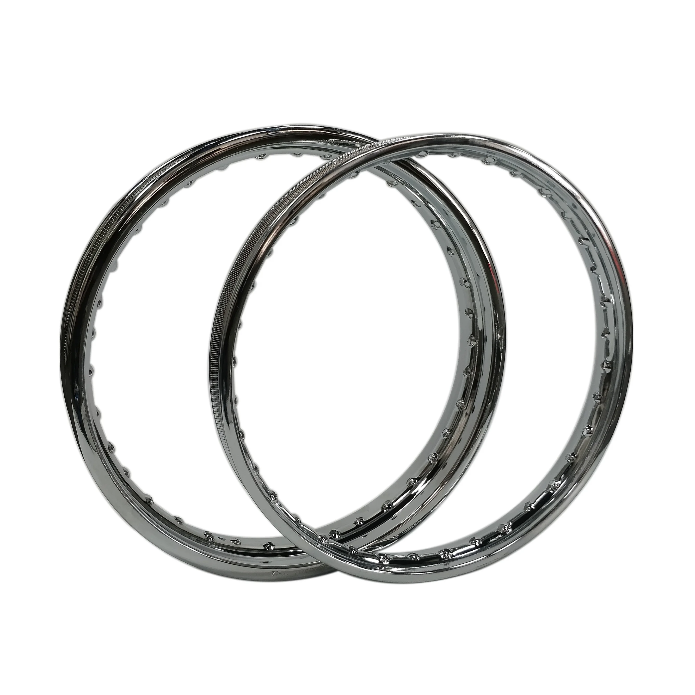 British Chrome Motorcycle Steel Wheel Rim 1.8518" Inch 36 Holes