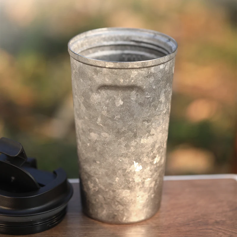 Gobelet Isolé Titane 380 Ml - Double Paroi, Voyage Café Thé - Neuf !