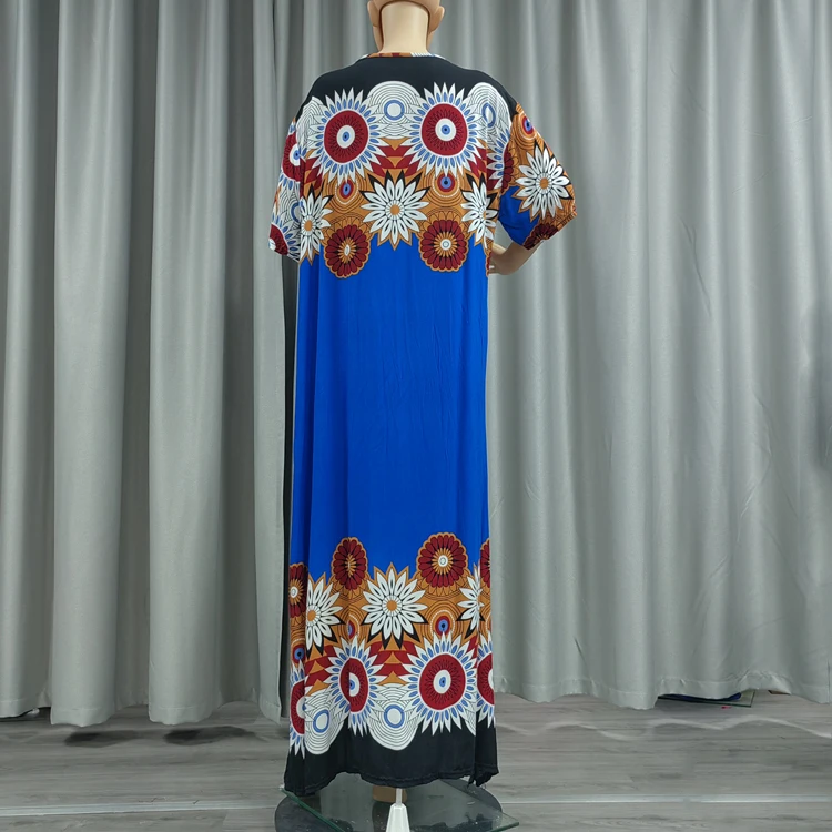 Factory Wholesale Cotton Clothing Casual Dress South Africa Abaya Dress  Africa Clothing for Women