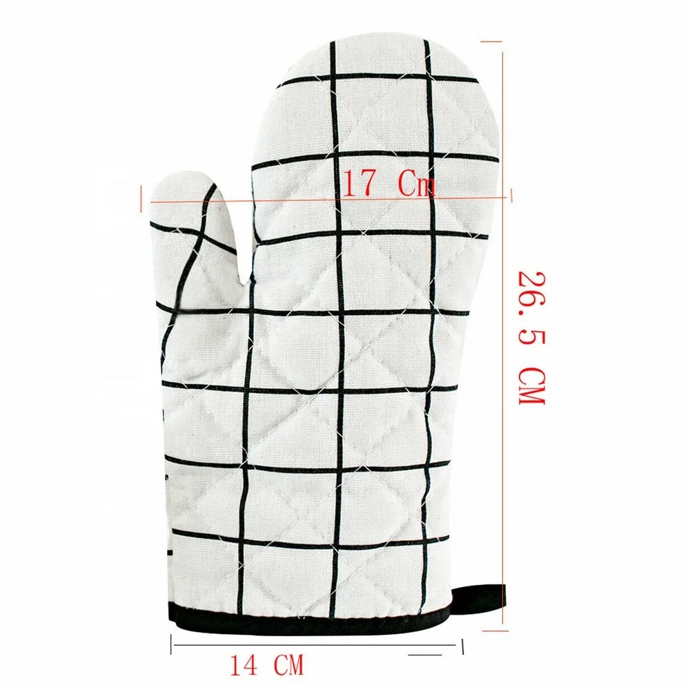 Hot Resistance Sublimation Blank Oven Mitt Stripes Double Oven Mitts