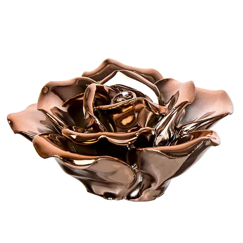 手作りの陶器のバラの花の壁飾り、装飾的な磁器の陶芸品| Alibaba.com