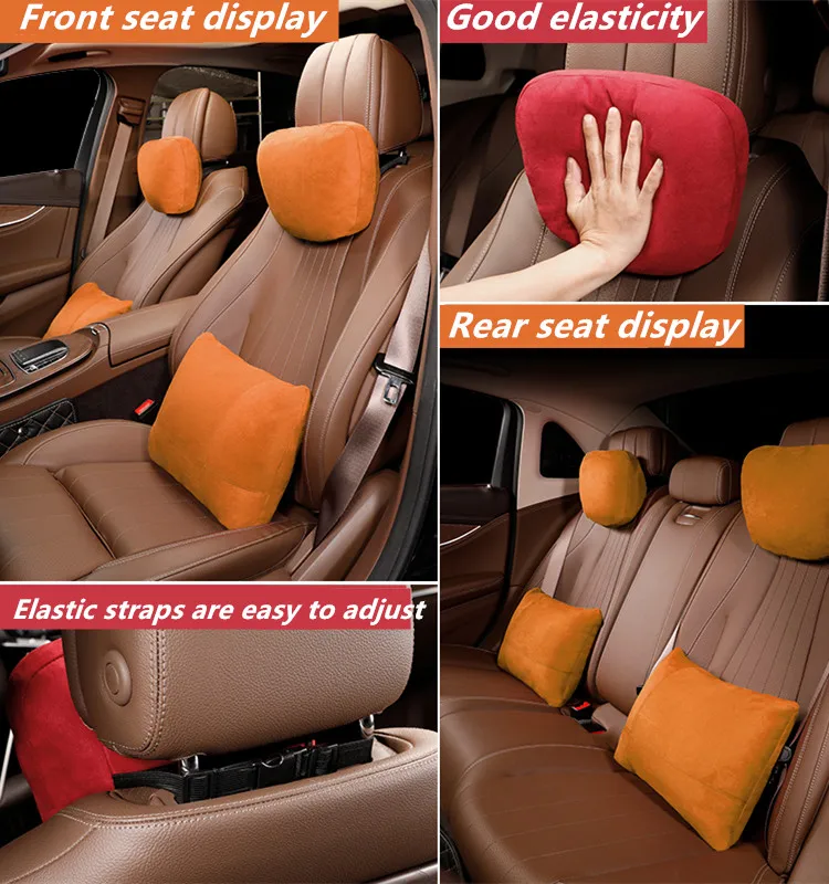 Бордово-красная подушка для поясницы автомобиля впитывает влагу дышит воздухом поглощает удары защищает талию и снимает поясничное давление.