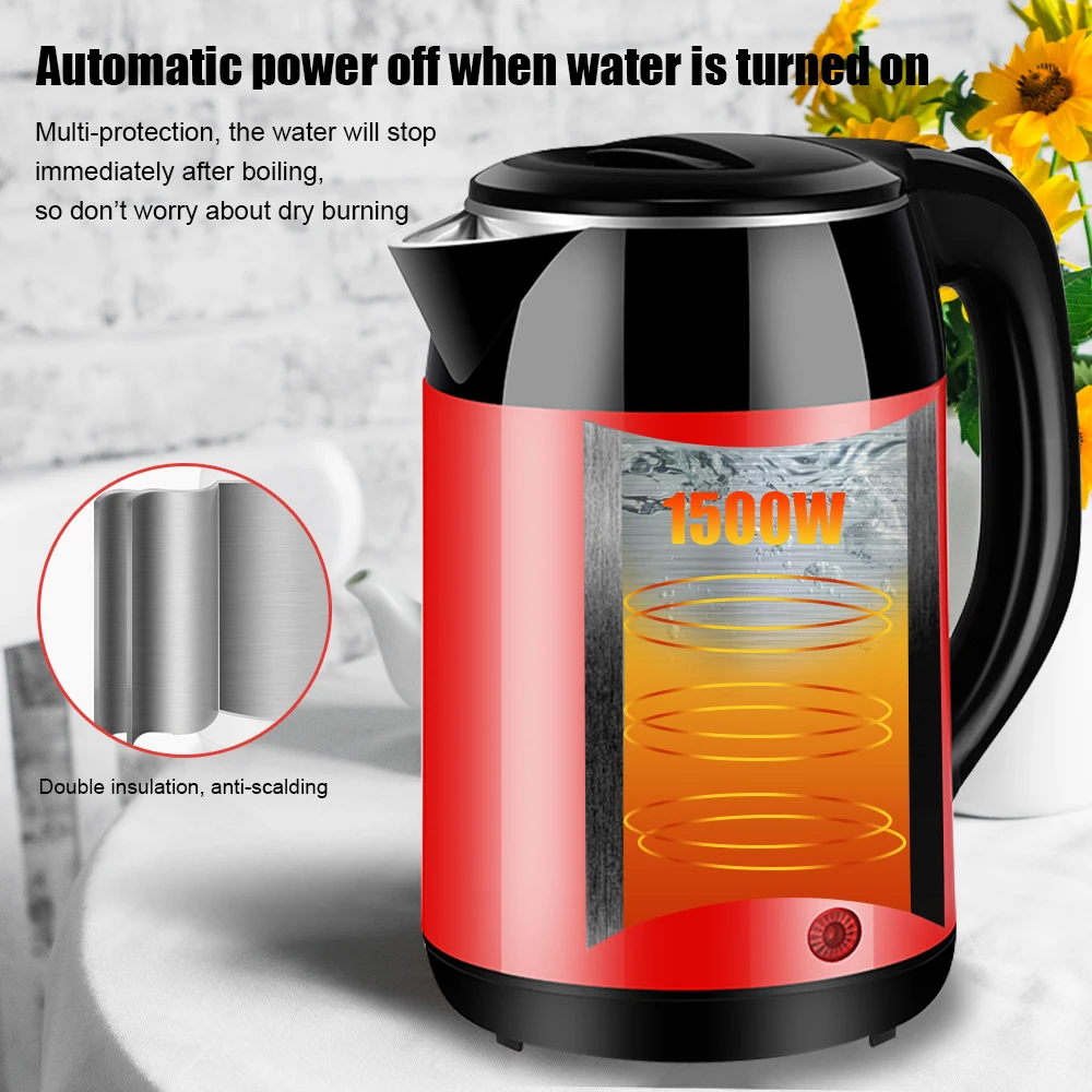 Most Popular Portable Electric Kettle Foldable Colorful Cordless with Keep Warm Feature for Household Use