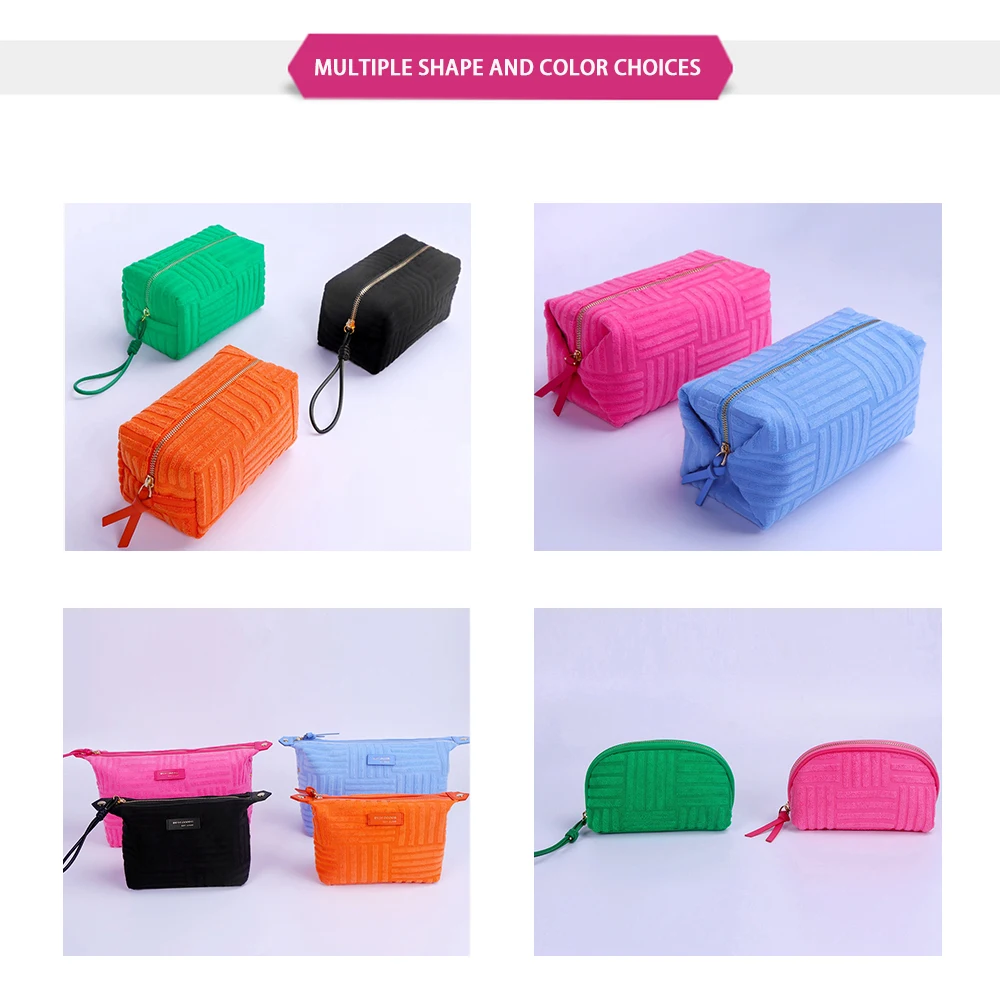 Eco Friendly Colorful Custom Travel Large Beauty Jacquard Pattern Terry