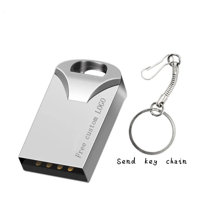 Real Mini Metal Tiny Usb Flash Drive Usb 2.0 4gb 8gb 16gb 32gb Pen Drive Memory Flash Card Memory Disk Usb Stick Key - ANKUX.COM